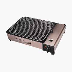 Portable gas grill, stainless, 2.2 kW