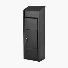 Maapostilaatikko, musta