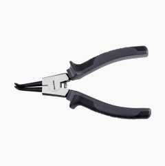 Locking ring pliers, external, curved