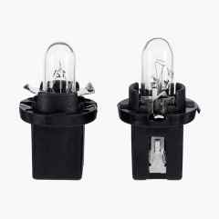 Glödlampa BAX8.5d, 12 V, 1,2 W, 2 st.