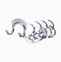 Työkaluteline, kaksikoukkuinen, 5 kpl