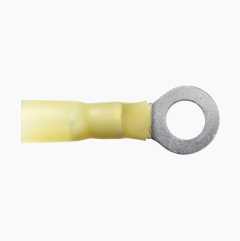 Ringkabelsko, 4 – 6 mm², gul, 10 st.