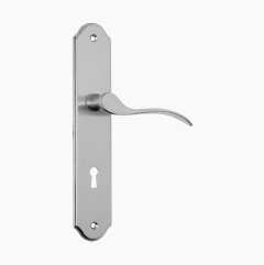 Inner door handle, long sign, chrome