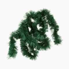 Christmas Tinsel, green, 2,7 m
