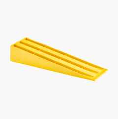 Wedge, yellow, 25 mm, 6-pack