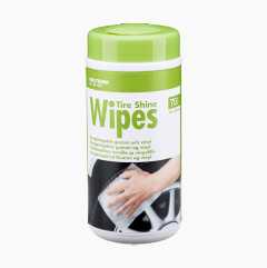 Cleaning wipes, rubber and vinyl, 70-pack