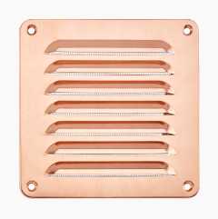 Ventilation grille, copper, 155 x 155 mm