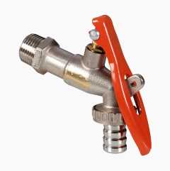 Ball valve with lockable lever, 1/2"