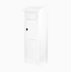 Maapostilaatikko, valkoinen