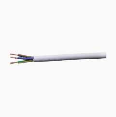 Kabel RKK, 3G 1,5 mm², hvit