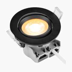 Recessed spotlight LED, IP20, black