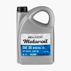 Motor oil for vintage cars SAE 30, 4 litre