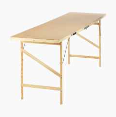 Wallpapering table, wood, 200 x 56 x 75 cm