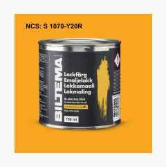 Lacquer paint, gloss, yellow, 0,75 litre