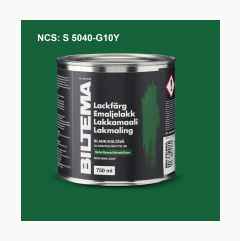 Lacquer paint, gloss, green, 0,75 litre