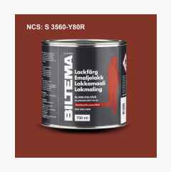 Lacquer paint, gloss, red, 0,75 litre