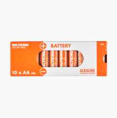 AA/LR6 Alkalisk batteri, 10-pk.