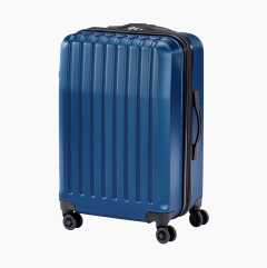 Suitcase, blue, 68-72 litre