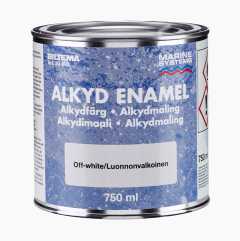 Alkydimaali, off-white 0,75 litraa