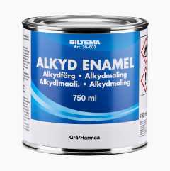 Alkydmaling, grå 0,75 liter