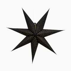 Julstjärna svart, 75 cm