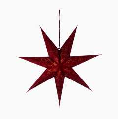 Dark Red Christmas Star, 60 cm