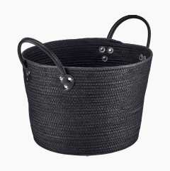 Storage basket, black
