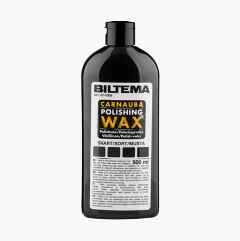 Polishing wax with paint, black, 500 ml