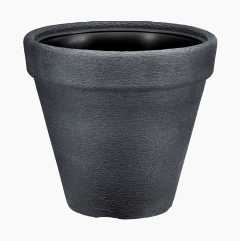 Black lightweight pot Ø23.5 cm