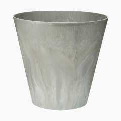 Light-grey lightweight pot Ø40 cm