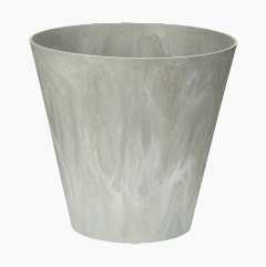 Light-grey lightweight pot Ø30 cm