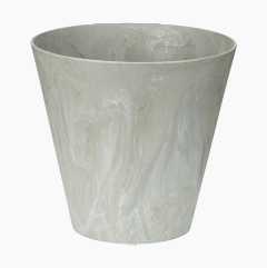 Light-grey lightweight pot Ø25 cm