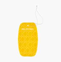 Paper air freshener with lemon scent