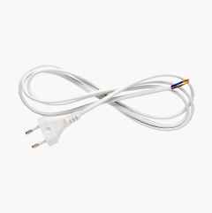 Cable set unearthed, white