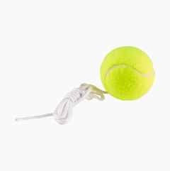 Tennisball med snor