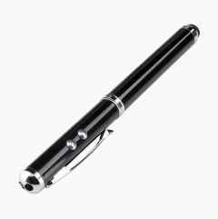 Touchscreen pen with laser, black