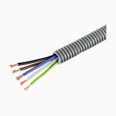 Flexslang med kabel, 5G 1,5 mm²