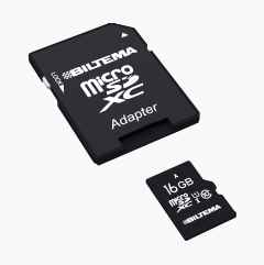 Minneskort Micro SDHC, 16 GB