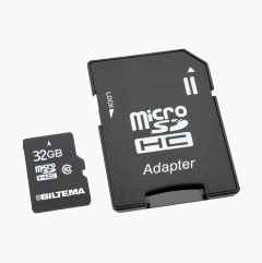 Minnekort Micro SDHC, 32 GB