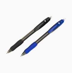 Ballpoint pens, black, 12-pack