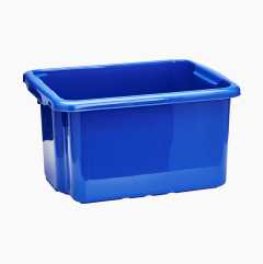 Storage box, 23 litre, blue