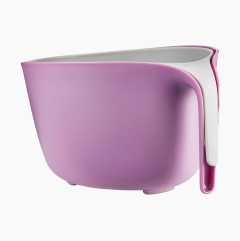 Whisking bowl with colander, purple