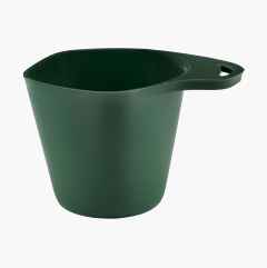 Plastic drinking cup, green, 2 dl