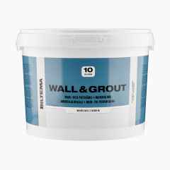 Wall and grouting paint, white, 10 litre