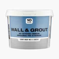Wall and grouting paint, light grey, 3 litre