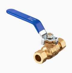 Ball valve with 12 mm clamp ring