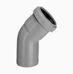 Drainage pipe, bend 45°, 50 mm