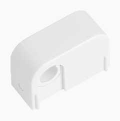 Pipe clamp white, 10–16 mm, 2 pcs