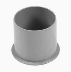 Sewage pipe end stop, 50 mm
