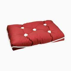 Kapock cushion, single, wine red